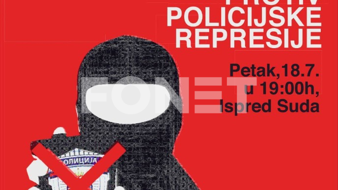 Ispred suda zbog represije